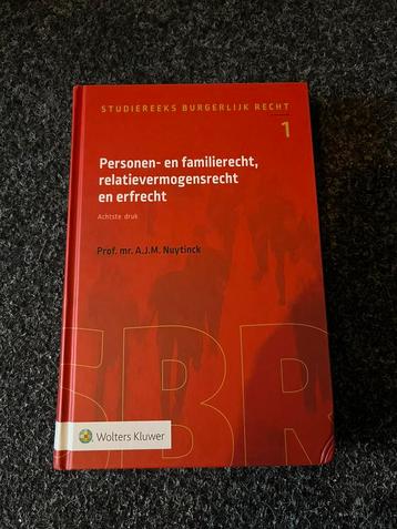Personen- en familierecht, relatievermogensrecht en erfrecht beschikbaar voor biedingen