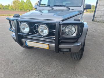 Te koop voorbumper met bullbar koplampkappen g klasse  w463 beschikbaar voor biedingen