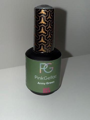 Nieuw pink gellac army green 115 beschikbaar voor biedingen