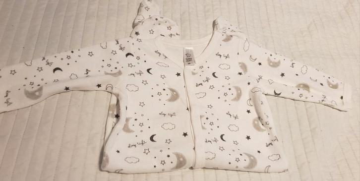 Pyjama babykleding maat 80 pakje sleep tight wit maan ster, Kinderen en Baby's, Babykleding | Maat 80, Zo goed als nieuw, Jongetje of Meisje