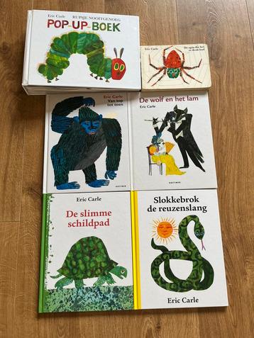 Eric Carle - Rupsje Nooitgenoeg (set van 6 boeken) beschikbaar voor biedingen