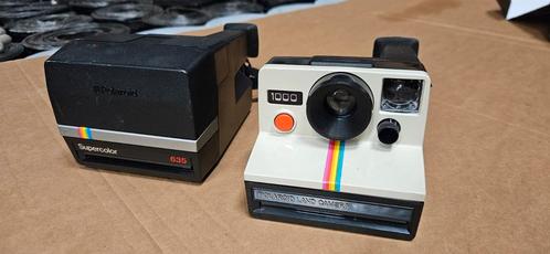 POLAROID 2 X OUDE  MODELEN  1000 EN DE SUPER COLOR 635, Audio, Tv en Foto, Fotocamera's Analoog, Gebruikt, Polaroid, Polaroid