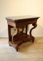 Antieke Hollandse trumeau, sidetable, Antiek en Kunst, Antiek | Meubels | Tafels, Ophalen of Verzenden