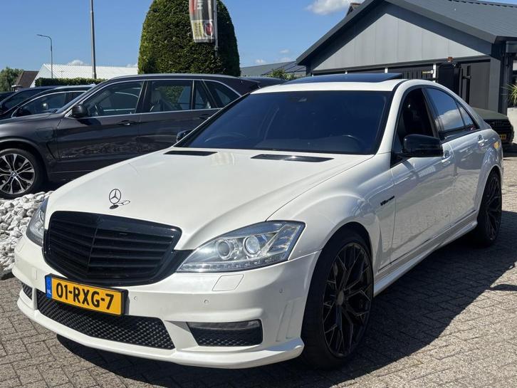 Mercedes S-klasse S63 AMG 2011 Facelift Wit Performance Pack, Auto's, Mercedes-Benz, Bedrijf, S-Klasse, ABS, Achteruitrijcamera