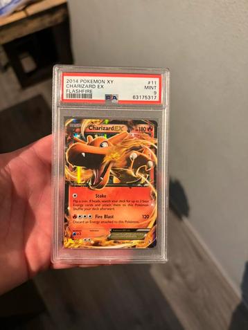 Charizard psa 9 beschikbaar voor biedingen