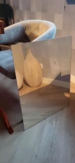 Twee spiegels: één met, één zonder lijst, Ophalen, Minder dan 50 cm, Gebruikt, Vierkant