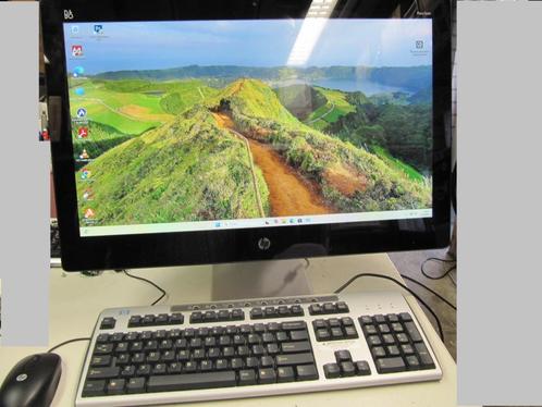 HP All in1 pc.(23-Q101nd) Ips beeldscherm 26 inch,i5,8Gb,SSD, Computers en Software, Desktop Pc's, Zo goed als nieuw, 3 tot 4 Ghz