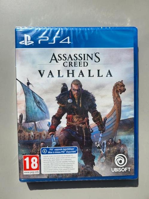 Ps4 Assassin's Creed Valhalla in cellofaan NIEUW, Spelcomputers en Games, Games | Sony PlayStation 4, Zo goed als nieuw, Avontuur en Actie