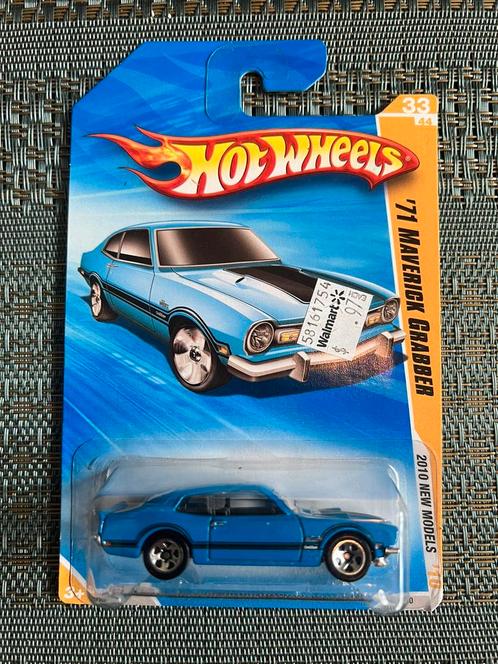 Hotwheels 1971 Ford Maverick Grabber, Hobby en Vrije tijd, Modelauto's | Overige schalen, Zo goed als nieuw, Auto, Ophalen of Verzenden