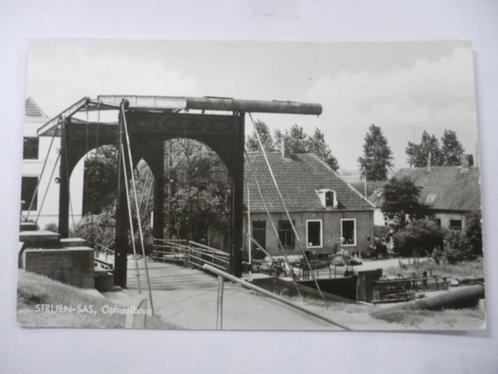 strijen sas panorama ophaalbrug met omgeving gelopen jaren, Verzamelen, Ansichtkaarten | Nederland, Gelopen, Zuid-Holland, 1960 tot 1980