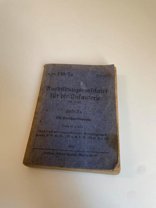 Ausbildungsvorschrift für die Infanterie, Verzamelen, Militaria | Tweede Wereldoorlog, Landmacht, Embleem of Badge, Duitsland
