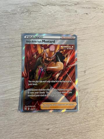 Single Strike Style Mustard (Holo) 163/163 Battle Styles beschikbaar voor biedingen