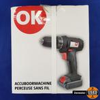 OK accuboormachine AB-10 II NIEUW in doos, Doe-het-zelf en Verbouw, Gereedschap | Boormachines