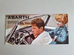 BROCHURE ABARTH UIT 1959, Ophalen of Verzenden, Zo goed als nieuw, Overige merken