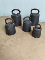 Antieke gewichten 5 stuks, Ophalen of Verzenden