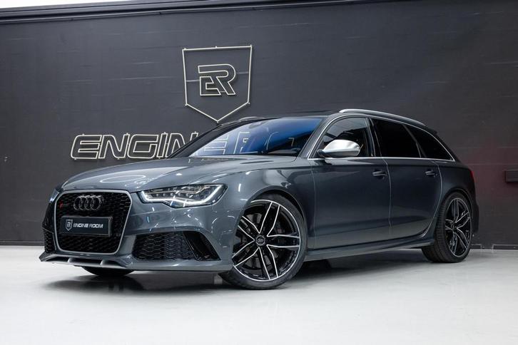 Audi RS6 4.0 TFSI RS 6 quattro Pro Line Plus Milltek | Park, Auto's, Audi, Bedrijf, Te koop, RS6, 360° camera, 4x4, ABS, Achteruitrijcamera