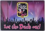 Flugel Let the duck out reclamebord van metaal wandbord deco, Reclamebord, Info@deconoord.nl, Deco Noord, Nieuw