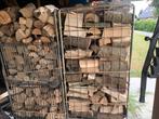 Twee containers droog haardhout te koop!, Ophalen of Verzenden, Overige houtsoorten, Blokken