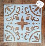 Herbruikbare buigzame stencil sjabloon 15x15 cm, Ophalen of Verzenden, Nieuw, Overige thema's, Pons of Mal