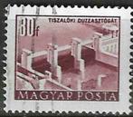 Hongarije 1951-1952 - Yvert 1008B - Heropbouwingsplan (ST), Verzenden, Gestempeld