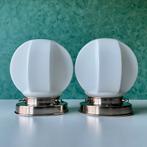 Nog 1 Giso Gispen Art Deco “Kruisbol” Plafonnière / Wandlamp, Ophalen of Verzenden, Zo goed als nieuw, Glas, Art Deco