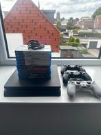 Te koop: Complete PlayStation 4 – 3 Controllers + 10 Games, 2 spelers, Ophalen, Zo goed als nieuw