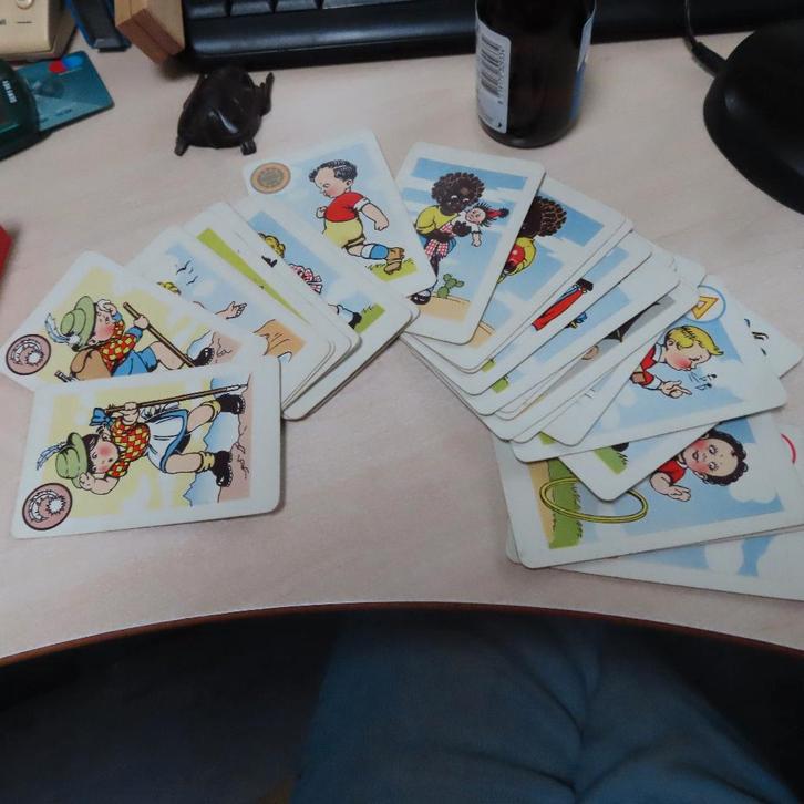 Oud zwarte piet spel 1945- 1978 van Jumbo zonder doos, Verzamelen, Speelkaarten, Jokers en Kwartetten, Speelkaart(en), Verzenden