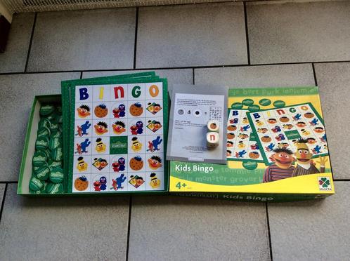 SEASAMSTRAAT KIDS BINGO, compleer, nooit mee gespeeld, Hobby en Vrije tijd, Gezelschapsspellen | Bordspellen, Zo goed als nieuw
