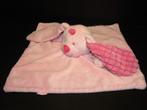 TIAMO KONIJN KNUFFELDOEK BASIC BUNNY VELOURS ROZE MET FUCHSI, Nieuw, Konijn, Verzenden