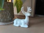Wit Porseleinen Hert, Verzamelen, Beelden en Beeldjes, Ophalen of Verzenden, Zo goed als nieuw, Dier