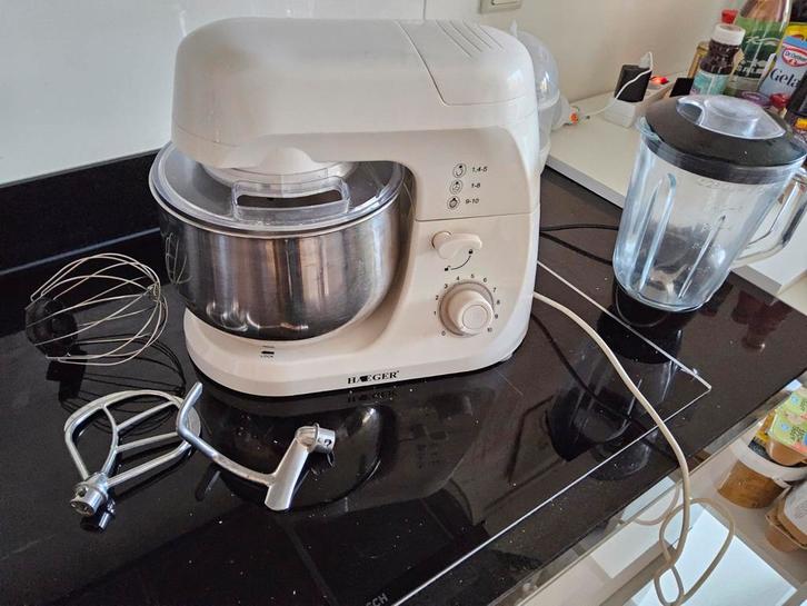 Haeger Keukenmachine - Perfect voor Bakken!, Witgoed en Apparatuur, Keukenmixers, Gebruikt, 4 liter of meer, 3 snelheden of meer