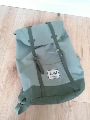 Herschel Supply Co. Retreat rugtas grijs/groen + laptopvak  beschikbaar voor biedingen