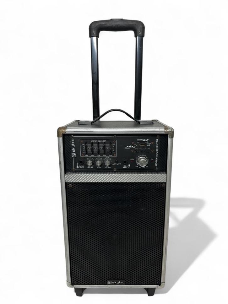 Gitaar - Zang - versterker Skytec ST-080 (accu + netstroom), Muziek en Instrumenten, Versterkers | Keyboard, Monitor en PA, Gebruikt