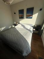 Bedframe, Ophalen, Tweepersoons, Hout