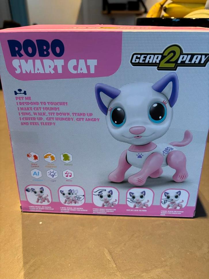 Robo Smart Cat - Interactieve Robot Kat, Kinderen en Baby's, Speelgoed | Actiefiguren, Nieuw, Ophalen
