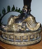 Bronzen Hotei happy Boeddha, Ophalen of Verzenden, Gebruikt