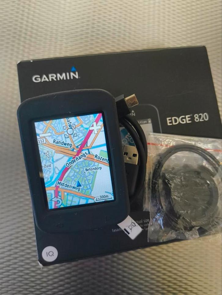 Garmin Edge 820 Fietscomputer - Nette staat!, Fietsen en Brommers, Fietsaccessoires | Fietscomputers, Zo goed als nieuw, Draadloos