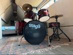 Stagg Drumstel - Compleet en Speelklaar!, Muziek en Instrumenten, Ophalen, Zo goed als nieuw, Overige merken