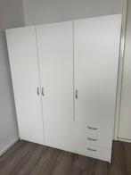 Kledingkast wit, 147x175, Ophalen, Gebruikt, 100 tot 150 cm, 150 tot 200 cm