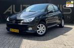 Peugeot 206 1.4-16V*Airco*Elektr.ramen*LM.velgen*, Voorwielaandrijving, Stof, Zwart, 4 cilinders