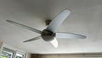 Plafond ventilator, houten bladen kan geschilderd worden, Ophalen, Gebruikt, Plafondventilator