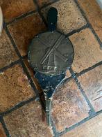 Blaasbalg met messing sierplaat en punt, Antiek en Kunst, Ophalen of Verzenden