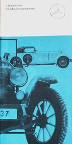 Poster folder historisches produktionsprogramm. Mercede, Ophalen, Nieuw, Folder