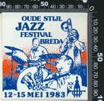 Sticker: Jazz Festival Breda 1983, Verzamelen, Stickers, Ophalen of Verzenden