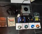 Gamecube Zilver + 7 Games + 2 Controllers, Online, Gebruikt, Ophalen of Verzenden, 3 spelers of meer