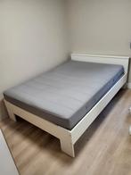 IKEA bed 140x200 met matras, Huis en Inrichting, Slaapkamer | Bedden, Ophalen, Wit, 140 cm, Zo goed als nieuw