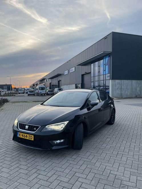 Seat Leon 2.0 TDI 16V 110KW 2014 Zwart, Auto's, Seat, Particulier, Leon, ABS, Diesel, C, Hatchback, Handgeschakeld, Geïmporteerd