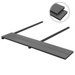 Terrasplanken HKC met accessoires 20 m² 2,2 m grijs, Ophalen of Verzenden, Nieuw, Kunststof
