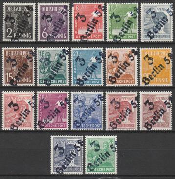 Gesamte Sowjetische Zone Minr 166/81 + 179 beschikbaar voor biedingen