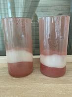2 J-Line vazen, Huis en Inrichting, Ophalen, Overige kleuren, Minder dan 50 cm, Glas